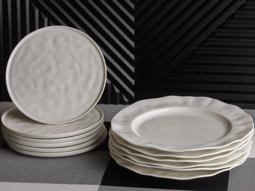 Набор фарфоровых тарелок "Богема" 6 штук, PLOVER, 27 см