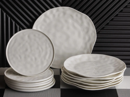 Набор фарфоровых тарелок "Богема" 6 штук, PLOVER, 27 см