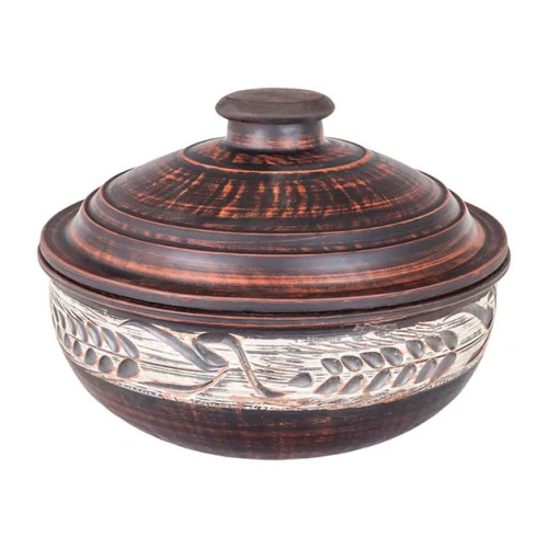 Жаровня средняя "Славянская Керамика", Ангоб, 2.5 л