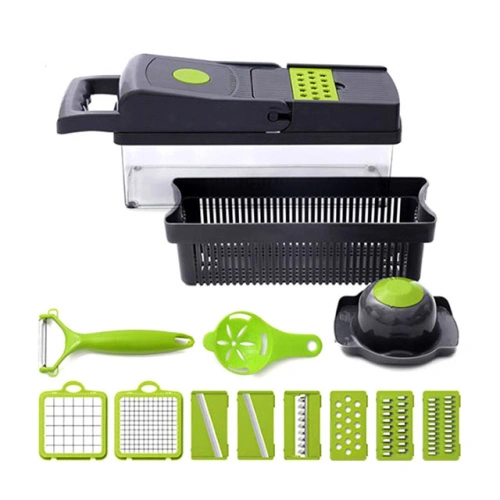 Многофункциональная тёрка 14 в 1 / комбайн / измельчитель / овощерезка