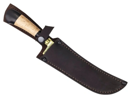 Нож Джинн "Ножеяр" х12мф, (ручка - карельская береза, граб)