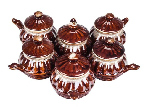 Жульенница "Славянская Керамика", Корзинка пена, 0.250 л, 6 шт