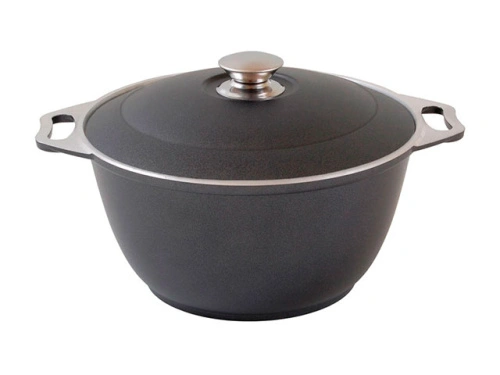 Кастрюля 3 л с декоративным покрытием с крышкой, Kukmara (Черный), к31