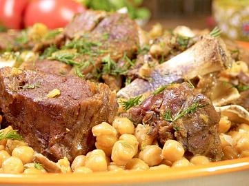 Готовим самаркандский нохат-шурак в афганском казане!