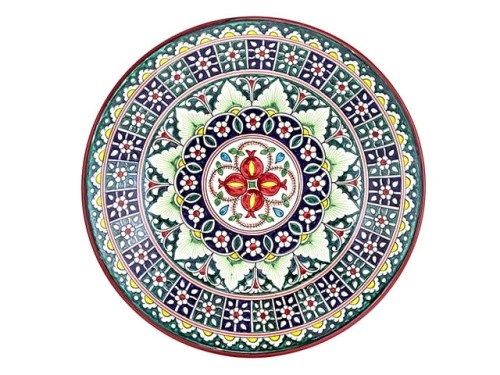Блюдо Ляган "Риштанская керамика", Коракалам, Ø 42 см