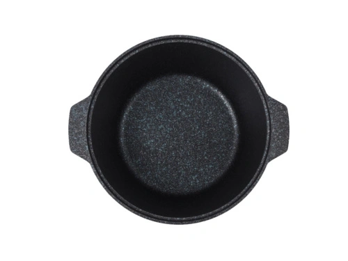 Кастрюля-жаровня 5 л с антипригарным покрытием со стеклянной крышкой, Kukmara (Granit Ultra Blue), жгг51а