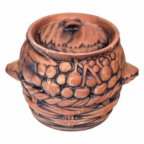 Набор супник 3.5 л + 4 горшка 0.6 л "Славянская Керамика", Свинка