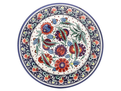 Блюдо Ляган "Риштанская керамика", Турецкий стиль, Ø 42 см