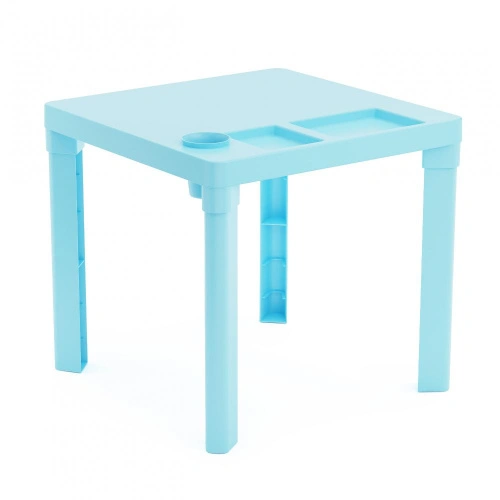 Стол детский Альтернатива 52х52х48,  М1228 (голубой)