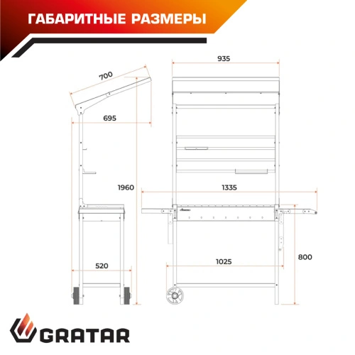 Мангал Gratar МАН 304