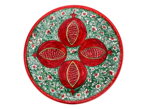 Набор чайный "Риштанская керамика", Гранат, 10 предметов