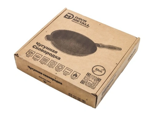 Сковорода чугунная DAVR METALL, 22 см