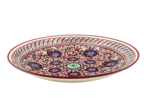 Блюдо Ляган "Риштанская керамика", Коракалам, Ø 42 см