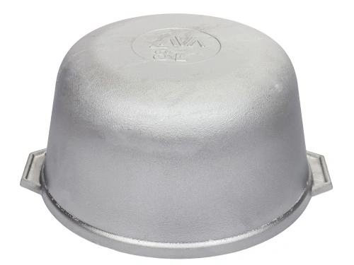 Казан 6л со стеклянной крышкой, (плоское дно) DAVR METALL