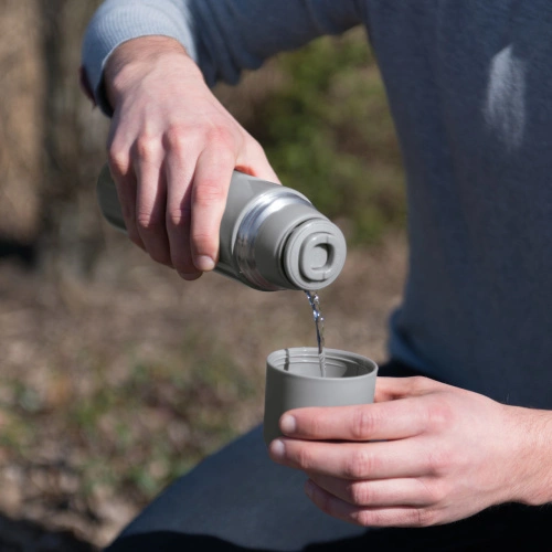 Термос дорожный 500мл Leo (серая)