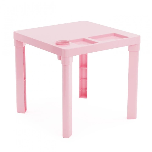 Стол детский Альтернатива 52х52х48,  М2466 (розовый)