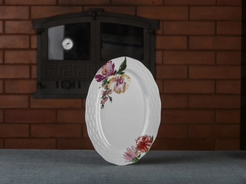 Блюдо для сервировки керамическое Flowers Line, PLOVER, 30 см