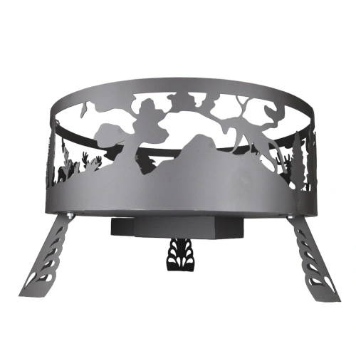 Костровище с зольником “Лес”, d66, "Стальные решения"