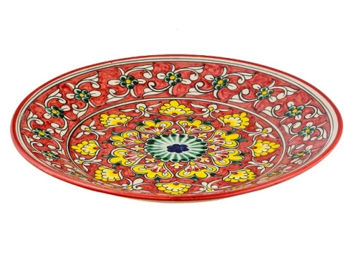 Блюдо Ляган "Риштанская керамика", Коракалам, Ø 26 см