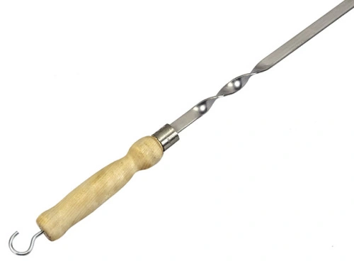 Шампур с деревянной ручкой Grillkoff, 70 см