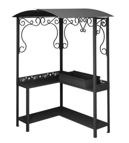 мангал с крышей