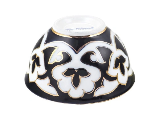 Пиала Пахта, Turon Porcelain, с золотом, Ø 10 см