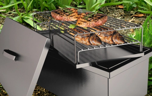 Коптильня Smoky Proof Large двухъярусная с гидрозатвором, GRILLUX