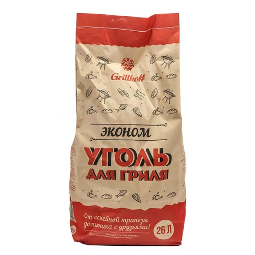 Уголь древесный Grillkoff эконом 26 л