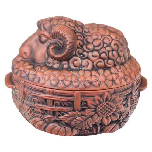 Набор супник 3.5 л + 4 горшка 0.6 л "Славянская Керамика", Баран