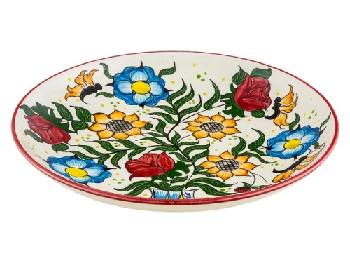 Ляган "Риштан", керамика, диаметр 32 см