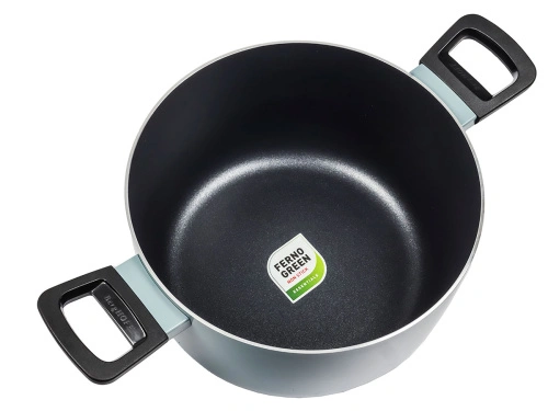 Кастрюля со стеклянной крышкой BergHOFF Leo Slate, 5.6 л