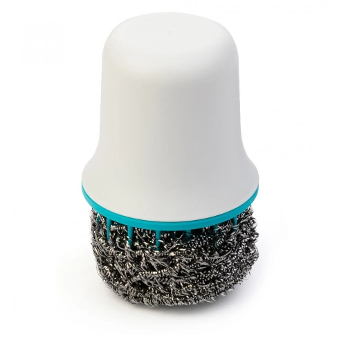 Щётка для мытья посуды с металлической губкой, Альтернатива, И8975