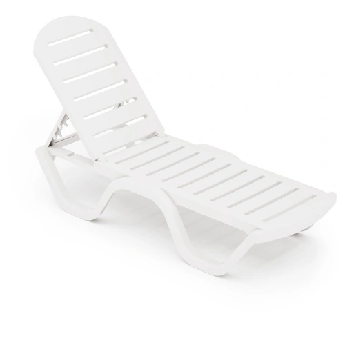 Шезлонг "Солярис" (белый), М8861 Альтернатива