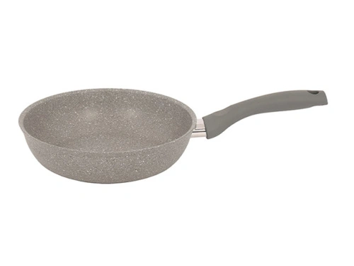 Сковорода 22 см с антипригарным покрытием, Kukmara (Светлый мрамор), смс227а