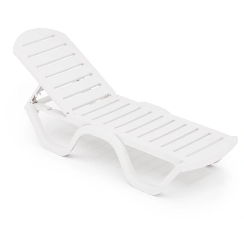 Шезлонг "Солярис" (белый), М8861 Альтернатива