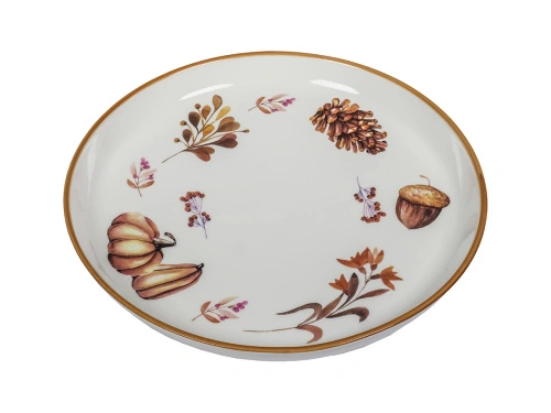 Тарелка керамическая October Line, PLOVER, 25 см