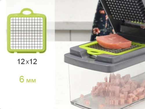 Многофункциональная тёрка 14 в 1 / комбайн / измельчитель / овощерезка