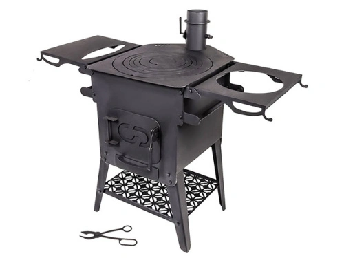 Печь варочно-отопительная "Бизон" Премиум, 45 см