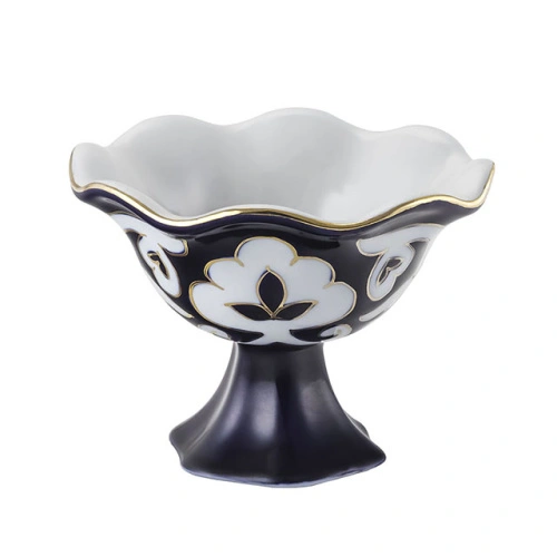 Креманка Пахта, Turon Porcelain, с золотом, Ø 13 см