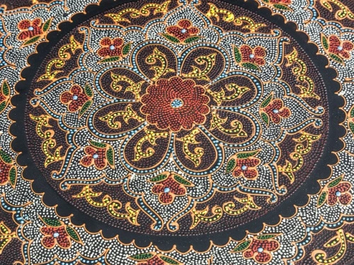 Набор молочный "Точечная роспись", 8 предметов 