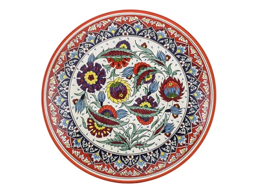 Блюдо Ляган "Риштанская керамика", Турецкий стиль, Ø 42 см