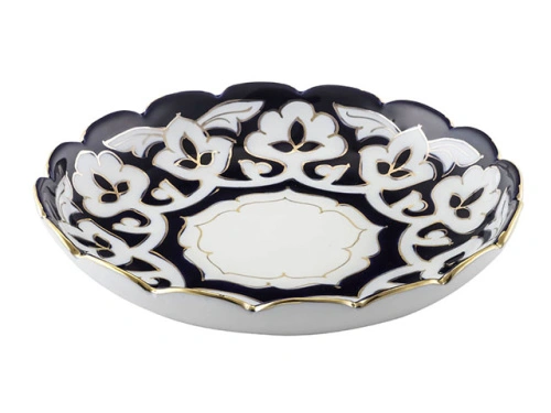 Лагманница Пахта, Turon Porcelain, с золотом, Ø 21 см