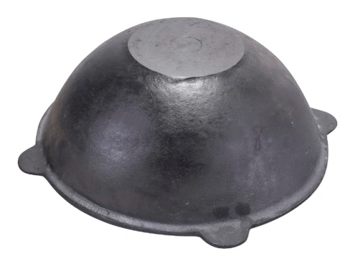 Казан чугунный DAVR METALL, без крышки, плоское дно, 16 л