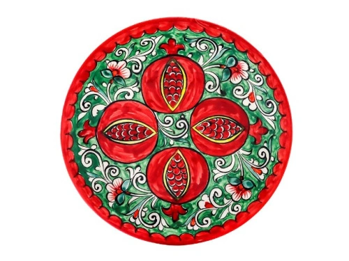 Набор чайный "Риштанская керамика", Гранат, 10 предметов