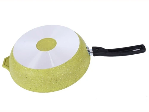 Сковорода 24 см с антипригарным покрытием со съемной ручкой, Kukmara (Trendy style lime), 241tsl