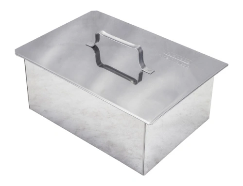 Коптильня двухъярусная 35х25х15 см из нержавеющей стали, Kukmara, кн13