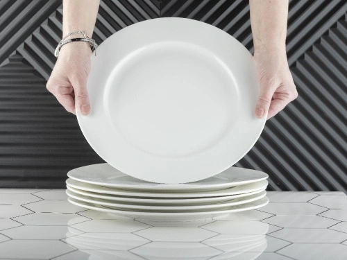 Набор фарфоровых тарелок "Аврора" 6 штук, PLOVER, 30 см