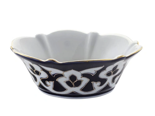 Салатница Пахта, Turon Porcelain, с золотом, Корона, Ø 14 см