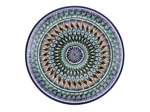 Блюдо Ляган "Риштанская керамика", диаметр 38 см RSN144