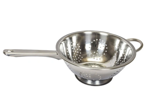 Дуршлаг с ручкой, 24 см, нержавеющая сталь 
